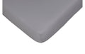 Fixleintuch Jerry grau 90-100x200 cm 100% BW-Single-Jersey, Gummizug