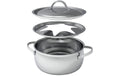 Kisag edelstahl Fondue Topf Gstaad Edelstahl