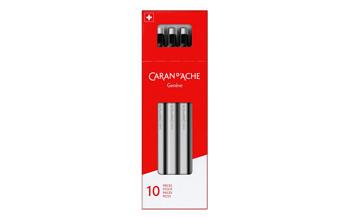 Caran d'Ache Kugelschreiber 825 10er 10er Karton, schwarz