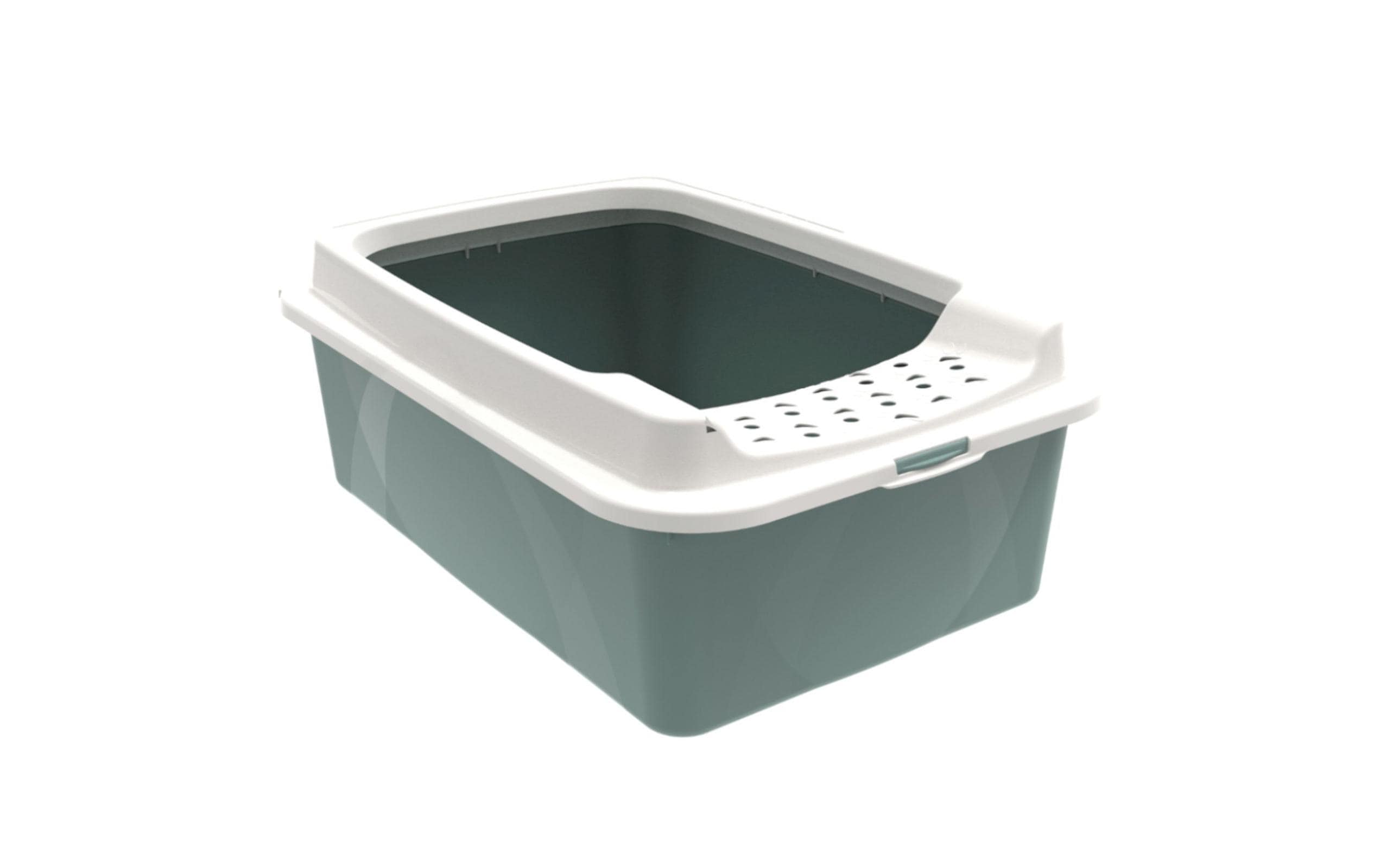 Rotho Katzentoilette Bonnie M ECO grün/sand, 57cm x39cm x 20cm