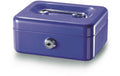 Rieffel Geldkasette mit Münzfach 15.3x12x7cm, blau