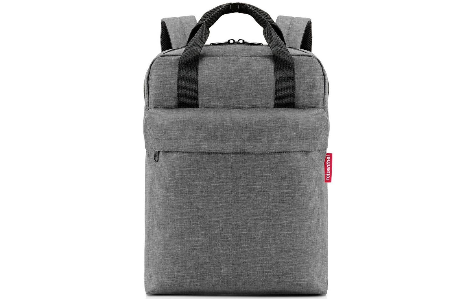 Reisenthel Rucksack allday backpack m twist silver, 15 l, 30 x 39 x 13 cm