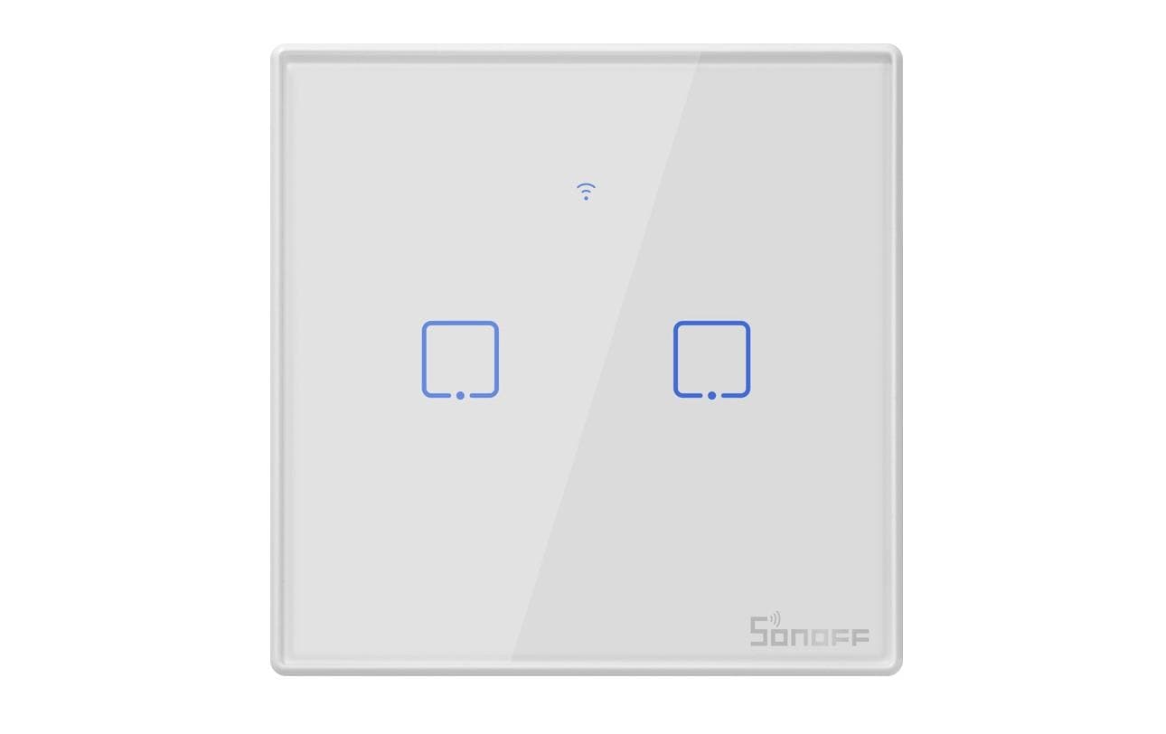 SONOFF RF-Lichtschalter T2EU2C-RF DC 6V (ohne 2xCR2032 Batterie)