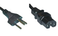 Apparatekabel C15/Typ12, 3m schwarz, H05RN-F 3G 1.0mm2