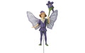 Botanic-Haus Fee Veilchen H: 13 cm, Polyresin, Stab ca. 14 cm
