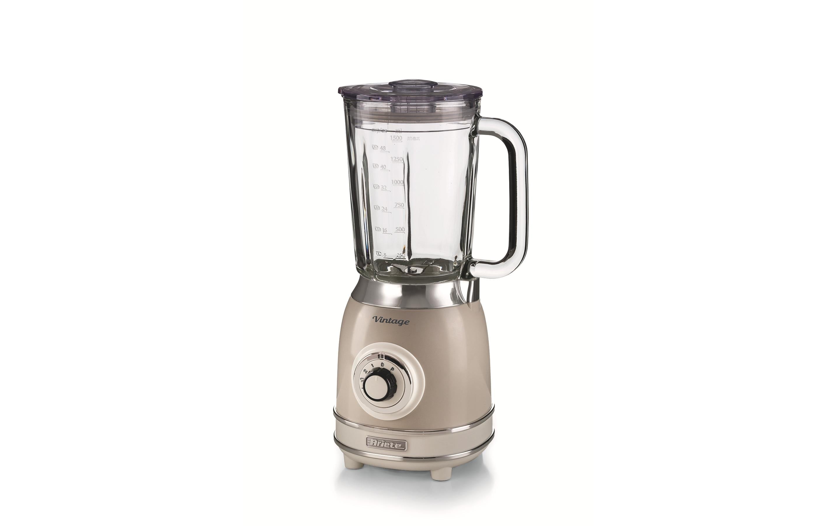 Ariete Standmixer Vintage Beige 1000W, 1.5L, 4 Klingen