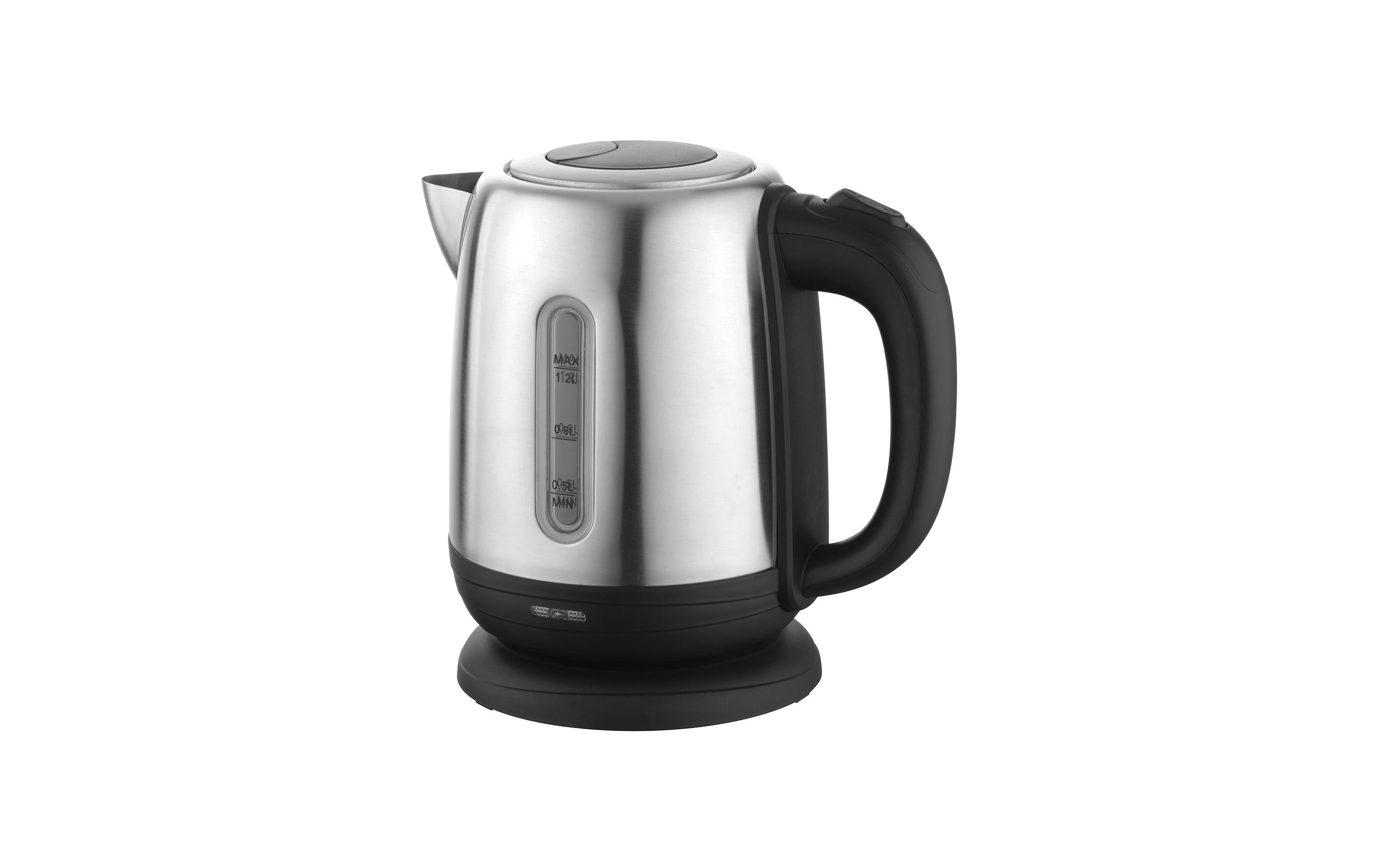 Ohmex Wasserkocher 1.2l OHM-KTL-1200 1630W, 1.2L Edelstahl