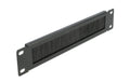 Delock Kabelmanagement 10" Bürstenleiste 1 HE, schwarz