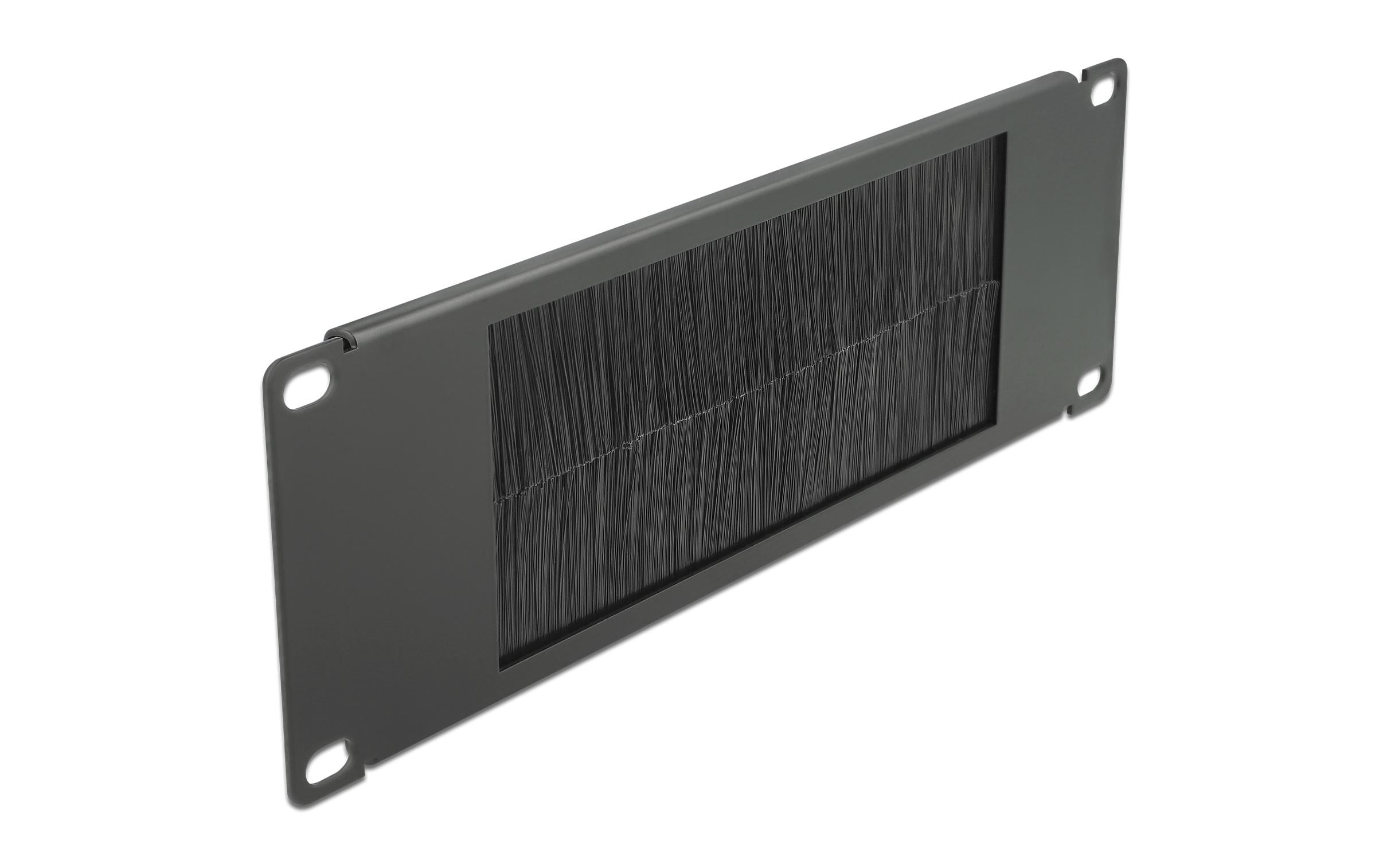 Delock Kabelmanagement 10" Bürstenleiste 2 HE, schwarz