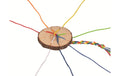 Strickscheibe 7 cm, Holz
