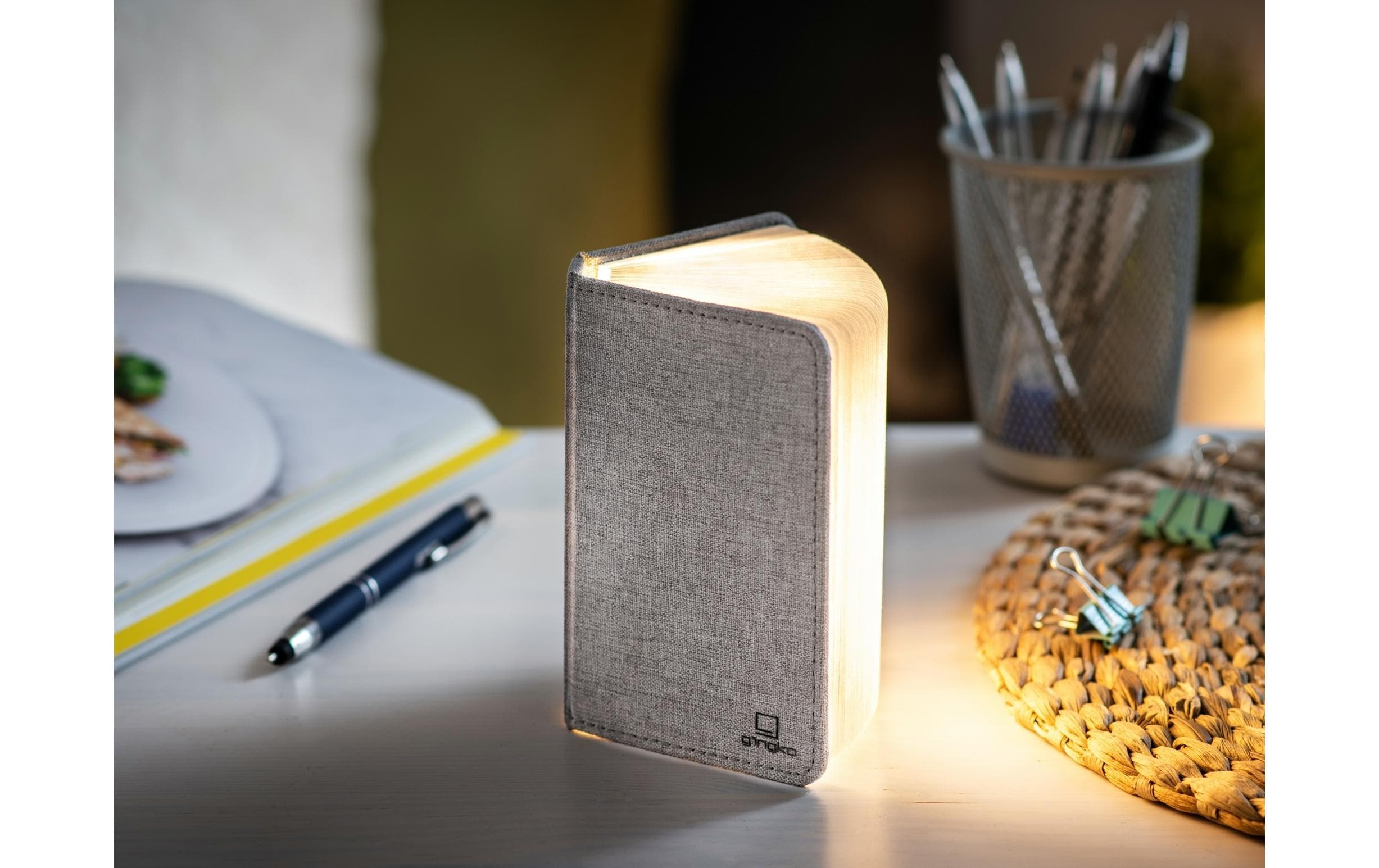 GINGKO Stimmungslicht Linen Urban Grey,  warmes Licht