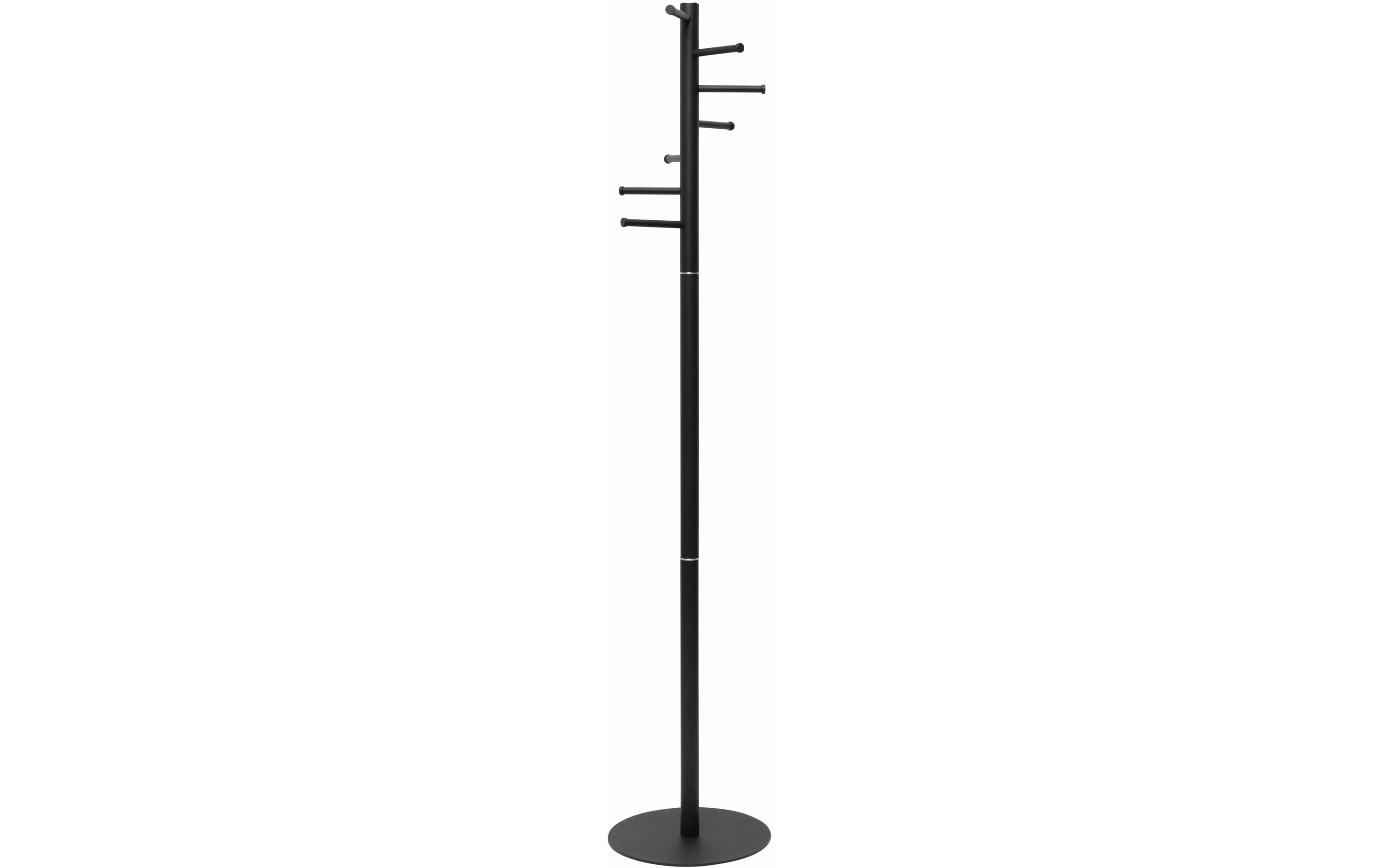 Maul Garderobeständer Caurus Schwarz, Stahl, H: 177 cm