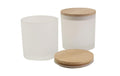 Creativ Company Glasbehälter mit Holzdeckel 12 Stück, 8 cm