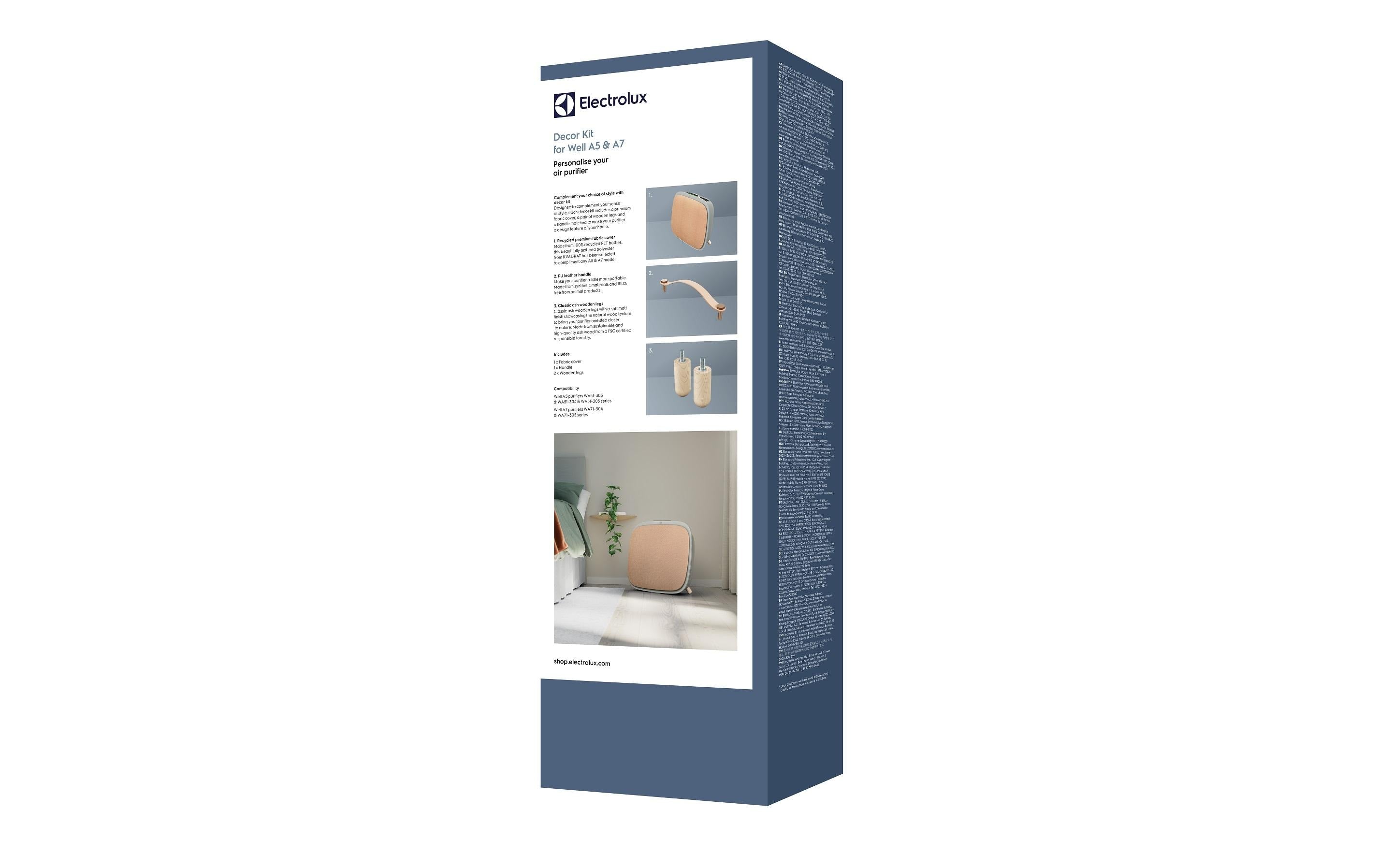 Electrolux Dekor Set Well A5, A7 Bir EKITW2 Passend Well A5, A7, Birche