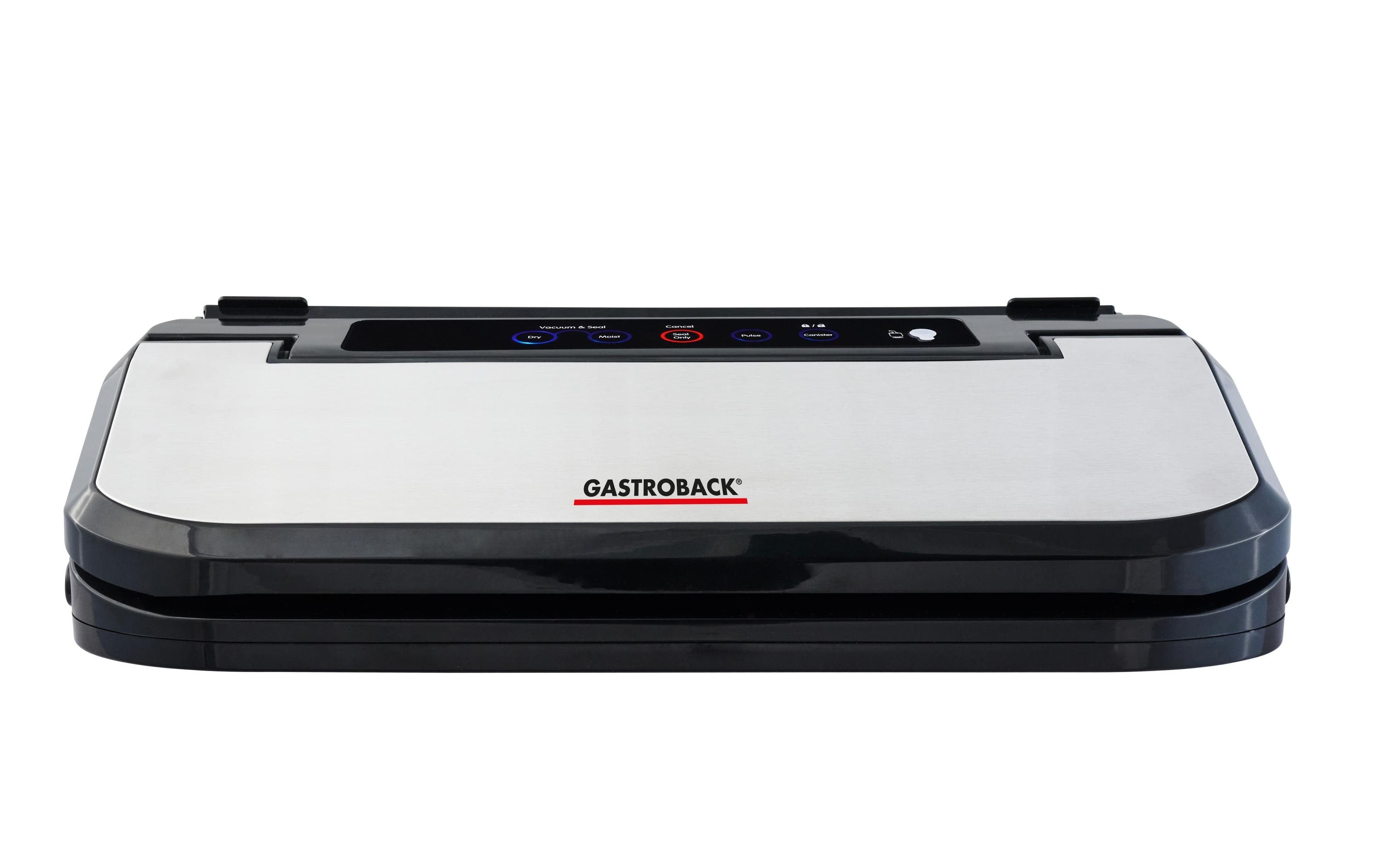 Gastroback Design Vakuumierer Basic 46009 150W, 0.8bar, Beutel bis 30cm, Behälterfunk