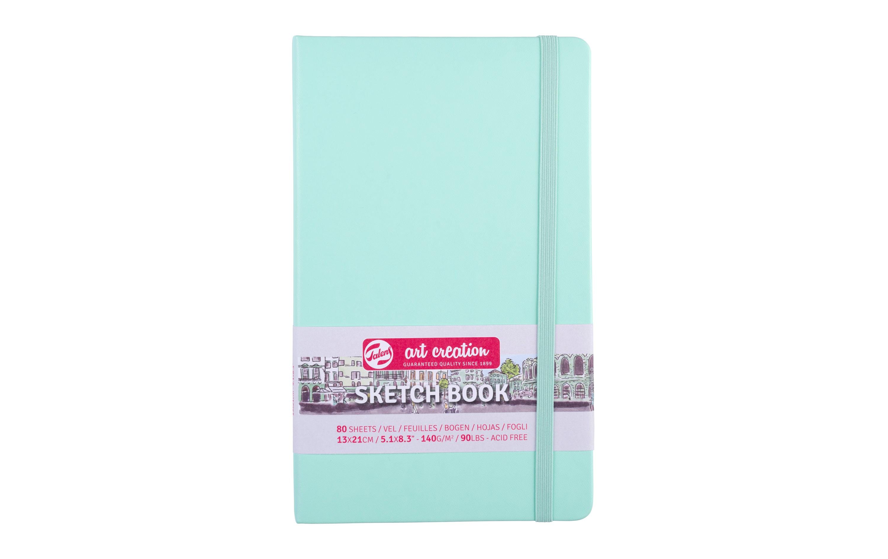 Talens Skizzenbuch 13 x 21 cm 140g/m2, 80 Bogen, gebunden, Mint