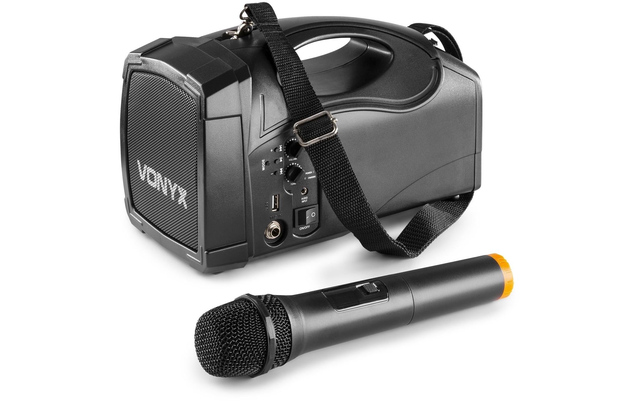 Vonyx ST014 Tragbares PA System mit UHF Funkmikrofon