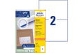Avery Zweckform Etiketten A4, 210x148mm Packung zu 100 Blatt / 200 Etiketten