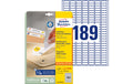 Avery Zweckform Etiketten stick+Lift, weiss 25.4 x 10mm, 25 Bogen / 4725 Etiketten