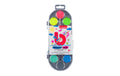 Bruynzeel Wasserfarben Metallic/Neon 12er Set, inklusive Pinsel
