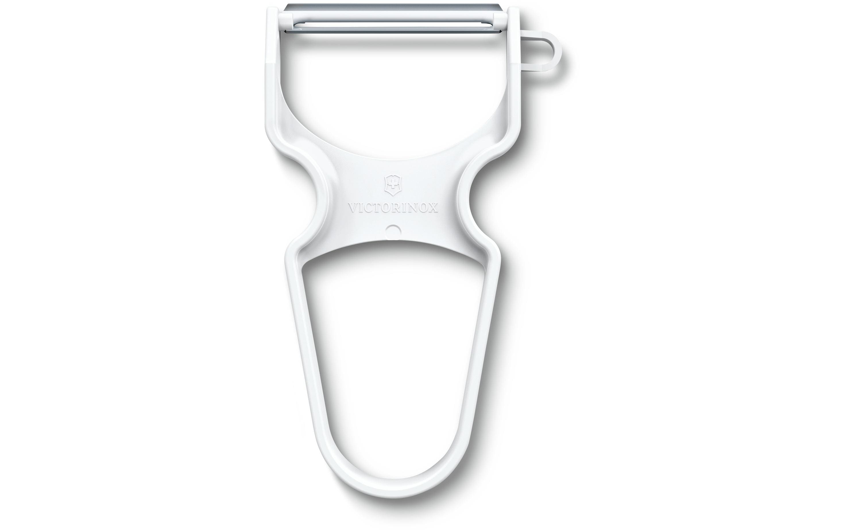 Victorinox Sparschäler RAPID weiss rostfreier Stahl, ABS, gerade Klinge