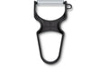 Victorinox Sparschäler RAPID schwarz rostfreier Stahl, ABS, gerade Klinge