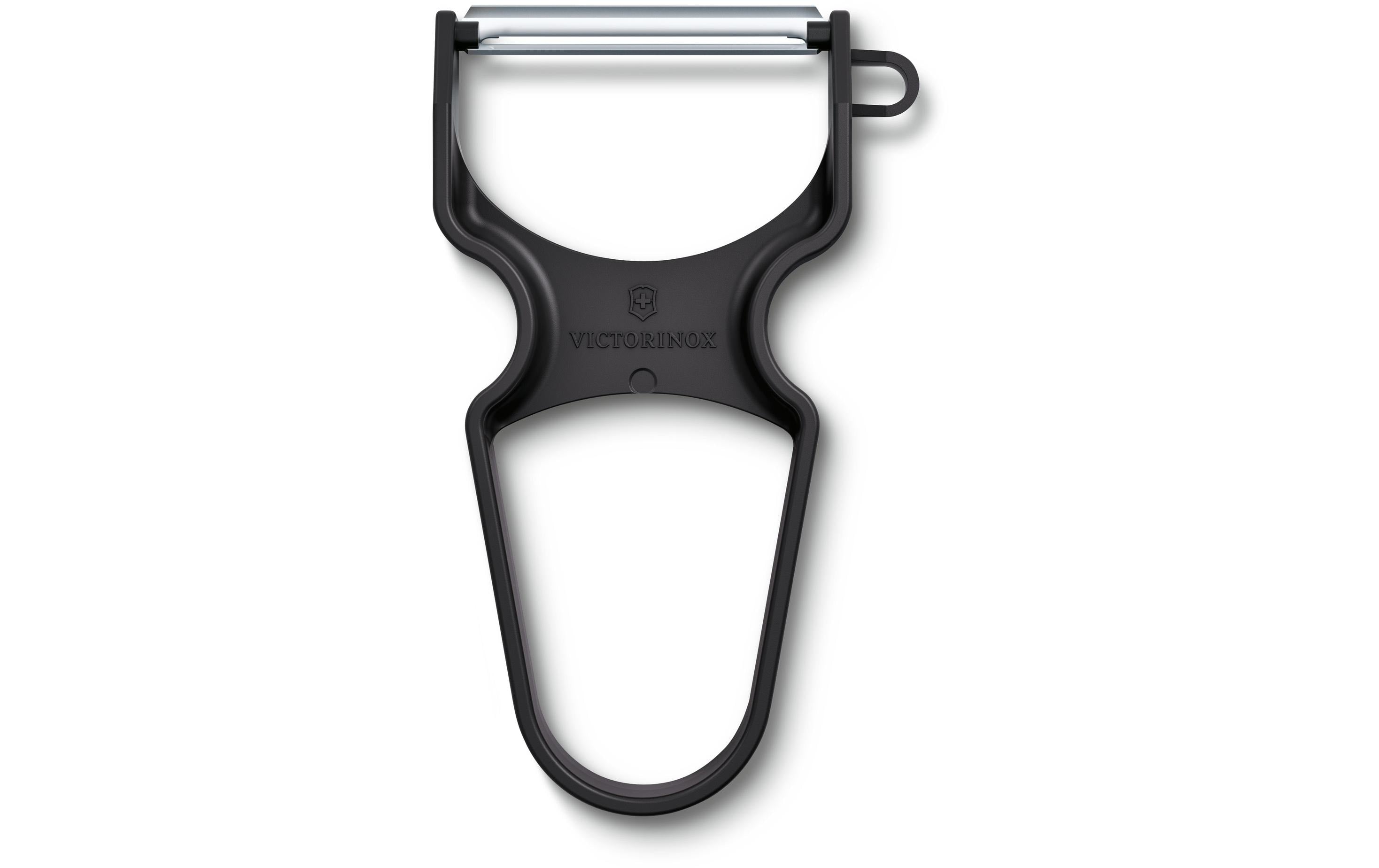 Victorinox Sparschäler RAPID schwarz rostfreier Stahl, ABS, gerade Klinge