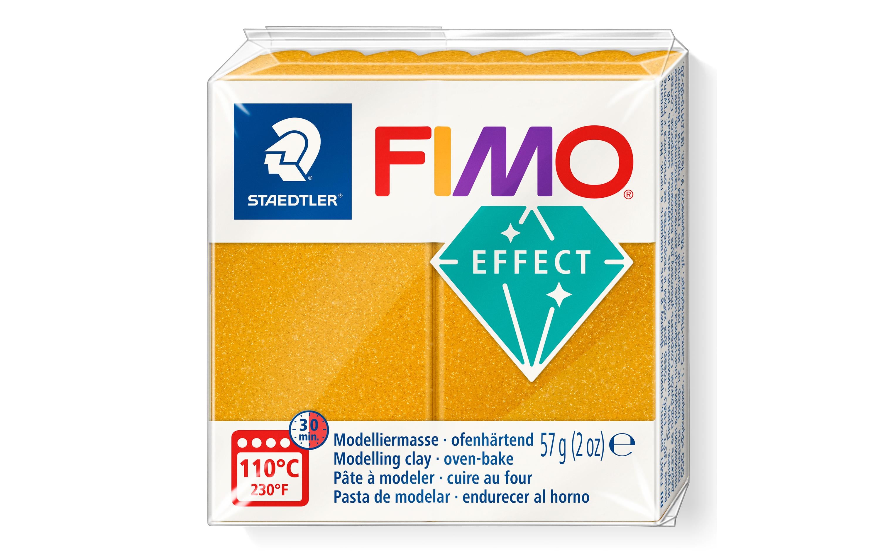 FIMO effect Modelliermasse gold ofenhärtend, weich und soft