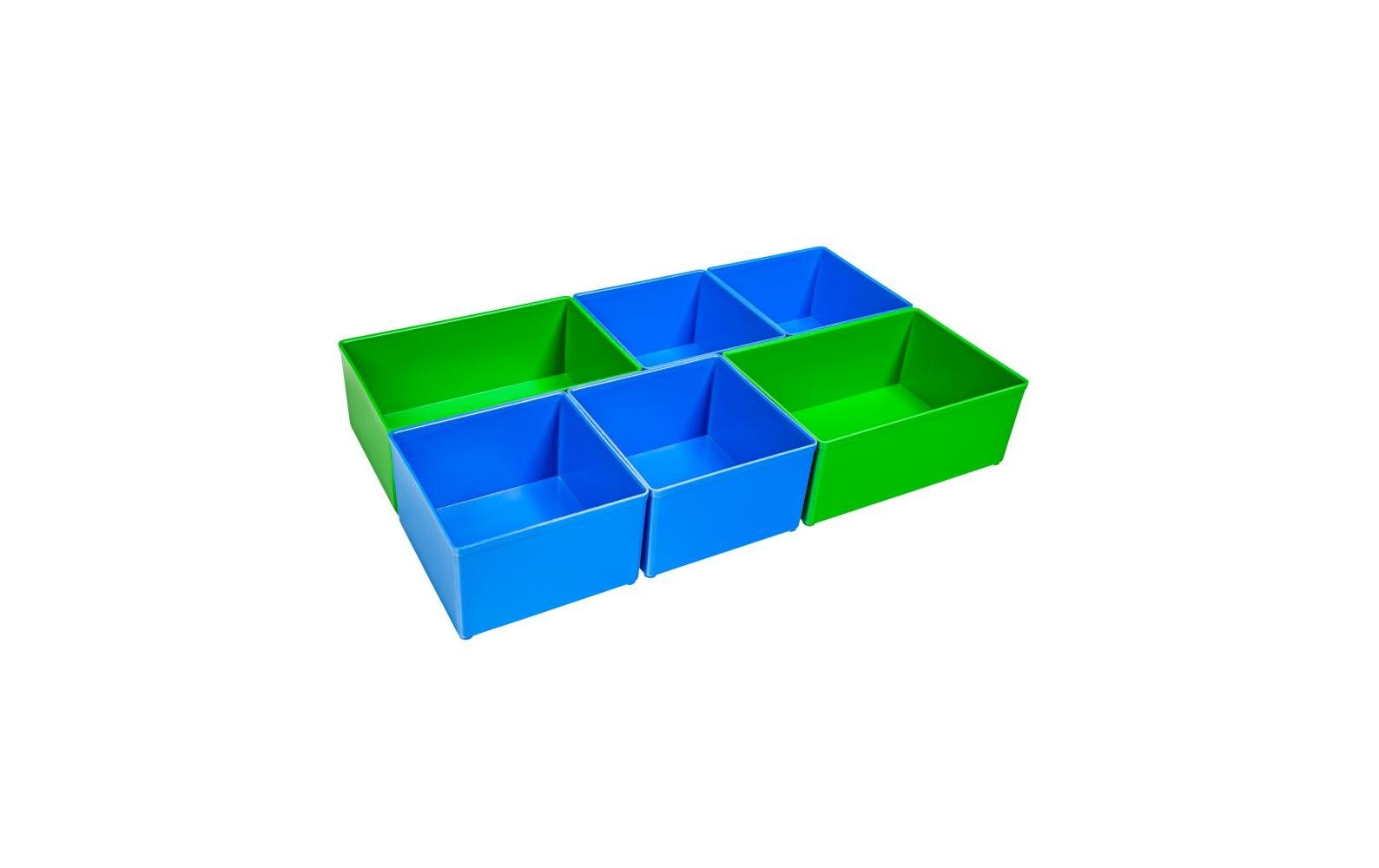 ProClick Insetboxenset CD3 CT M 74 4x Insetbox C3 blau, 2x Insetbox D3 grün