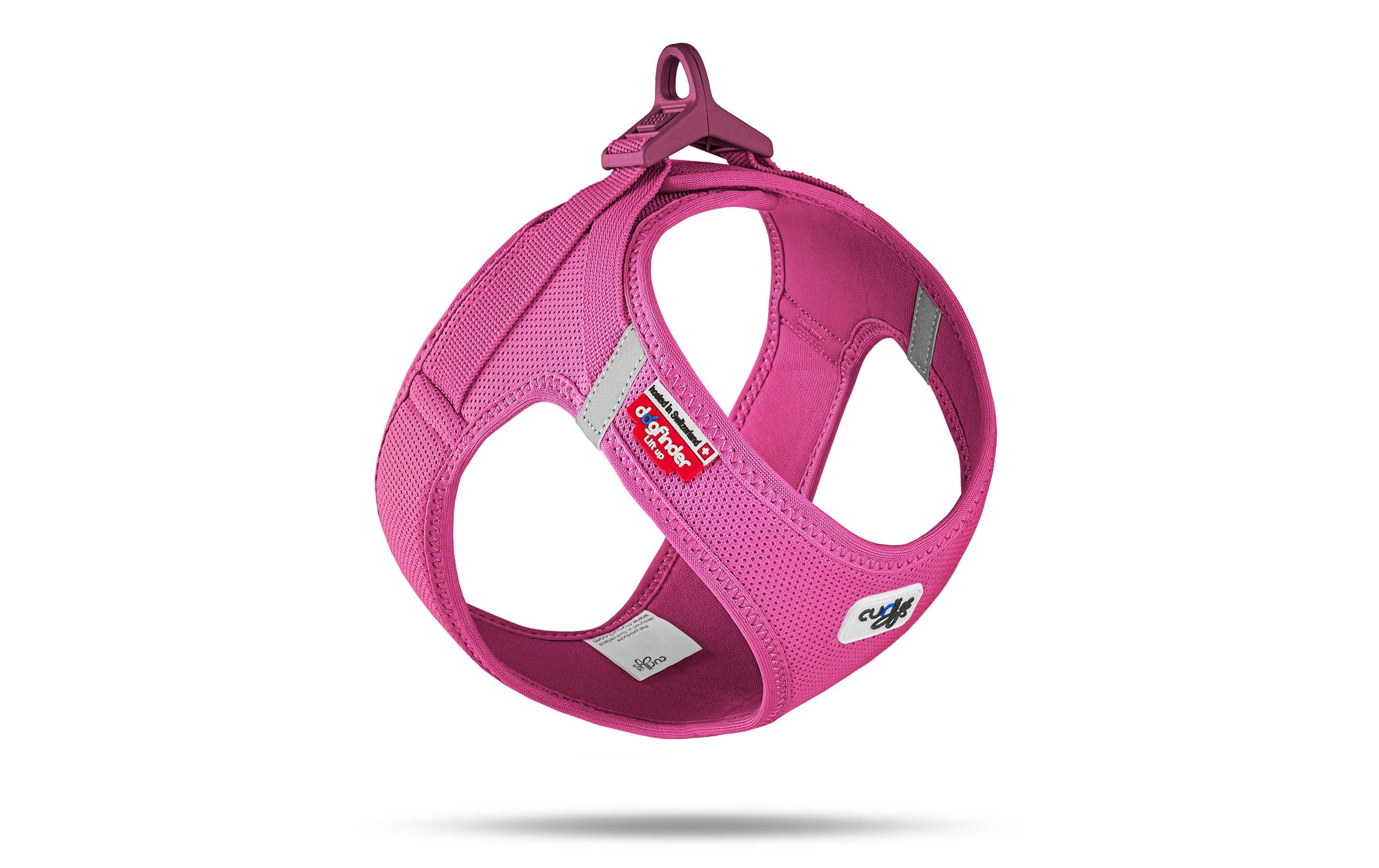 Curli Vest Geschirr Schnalle Air-Mesh Fuchsia L
