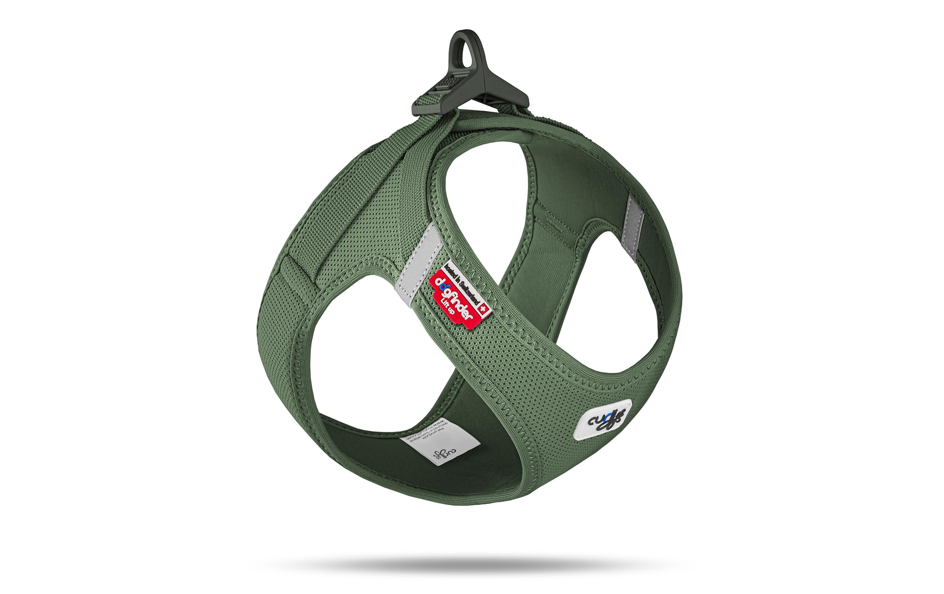 Curli Vest Geschirr Schnalle Air-Mesh Moss 3XS