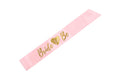 Partydeco Schärpe Bride to be rosa/gold, 75 cm