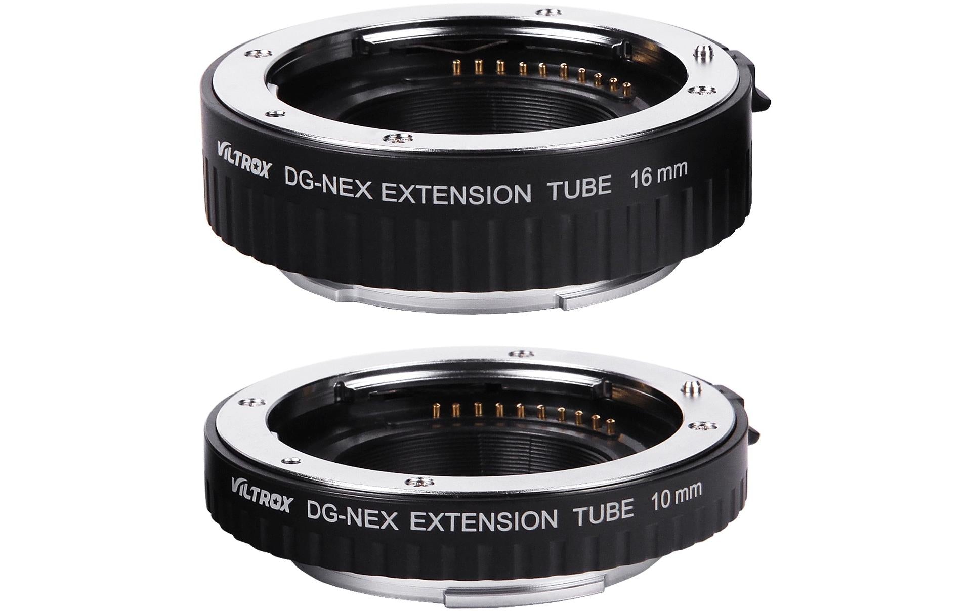 Viltrox DG-NEX Automatic Extension Tube Set Sony NEX spiegellos