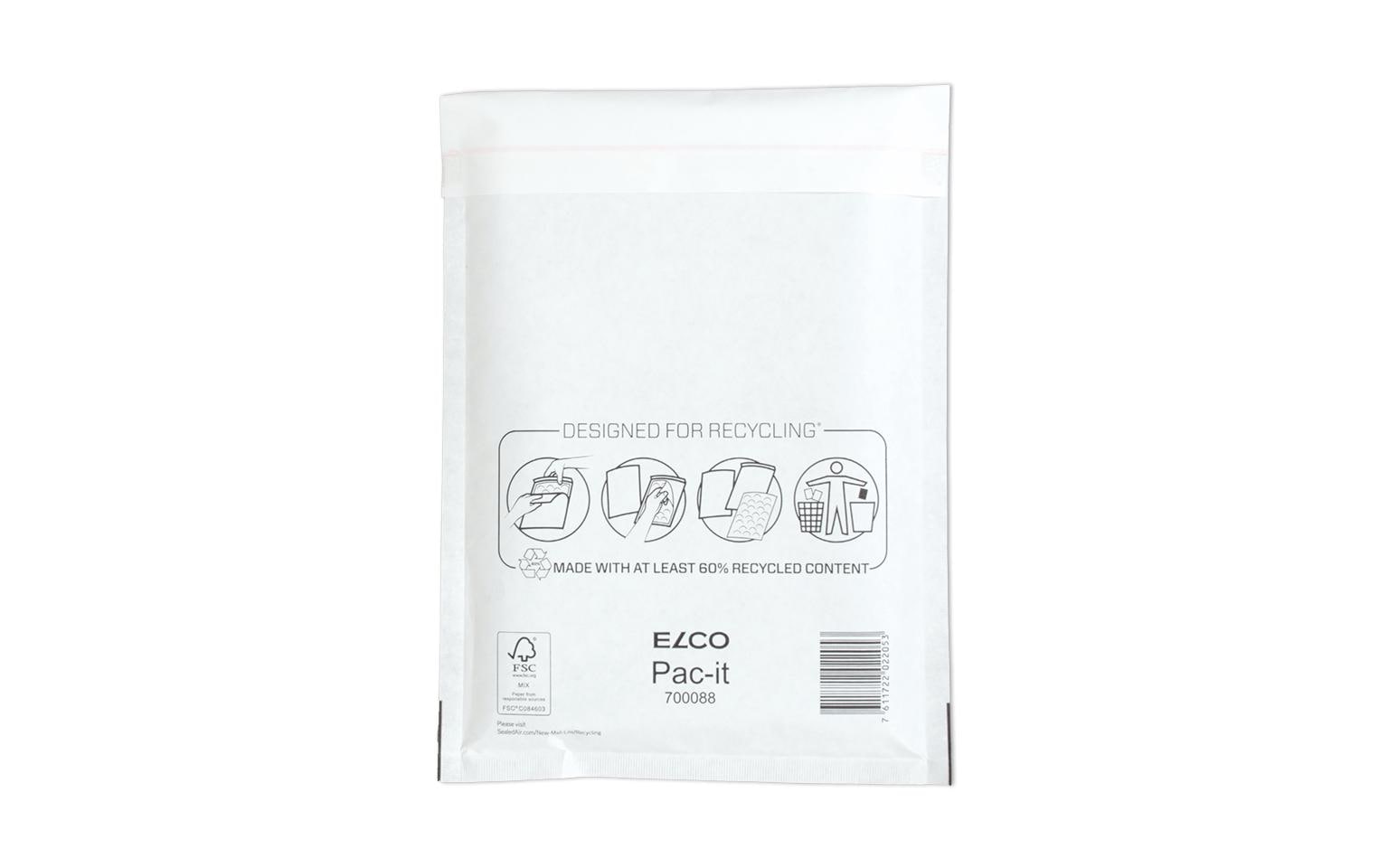 Elco Luftpolsterversandtasche Gr. 14 Packung à 100 Stk., Innenmasse:18 cx 26 cm