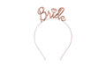 Partydeco Haarreif Bride rosegold