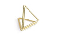 Partydeco Tischkartenhalter Triangel gold, 2.3 cm, 10 Stück