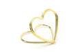 Partydeco Tischkartenhalter Herz gold, 2.5 cm, 10 Stück