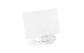 Partydeco Tischkartenhalter Diamanten transparent, 4 cm, 10 Stück