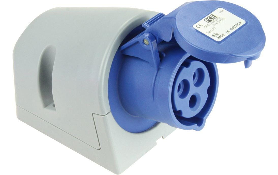 Spälti CEE Wandsteckdose, 16A, turbo twist 230V 6h