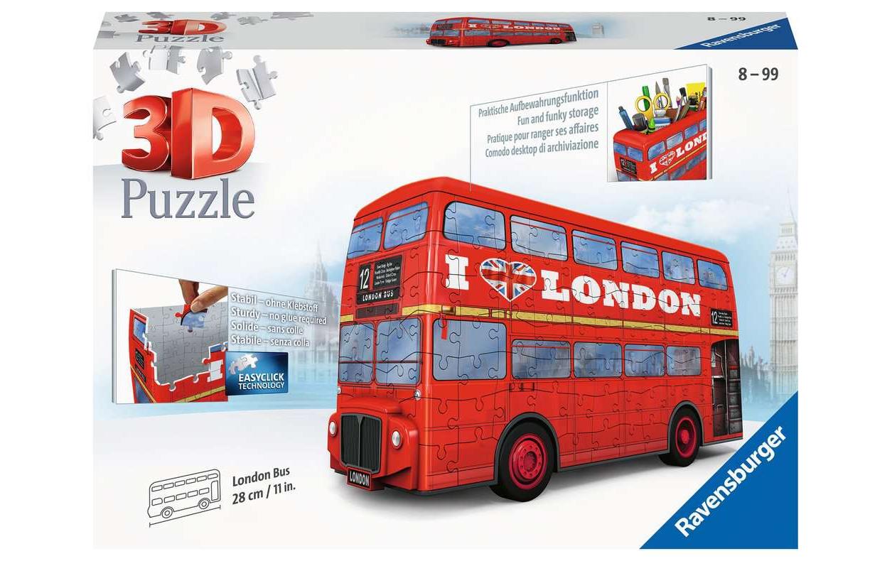 Puzzle London Bus Alter ab: 10+, 216 Teile