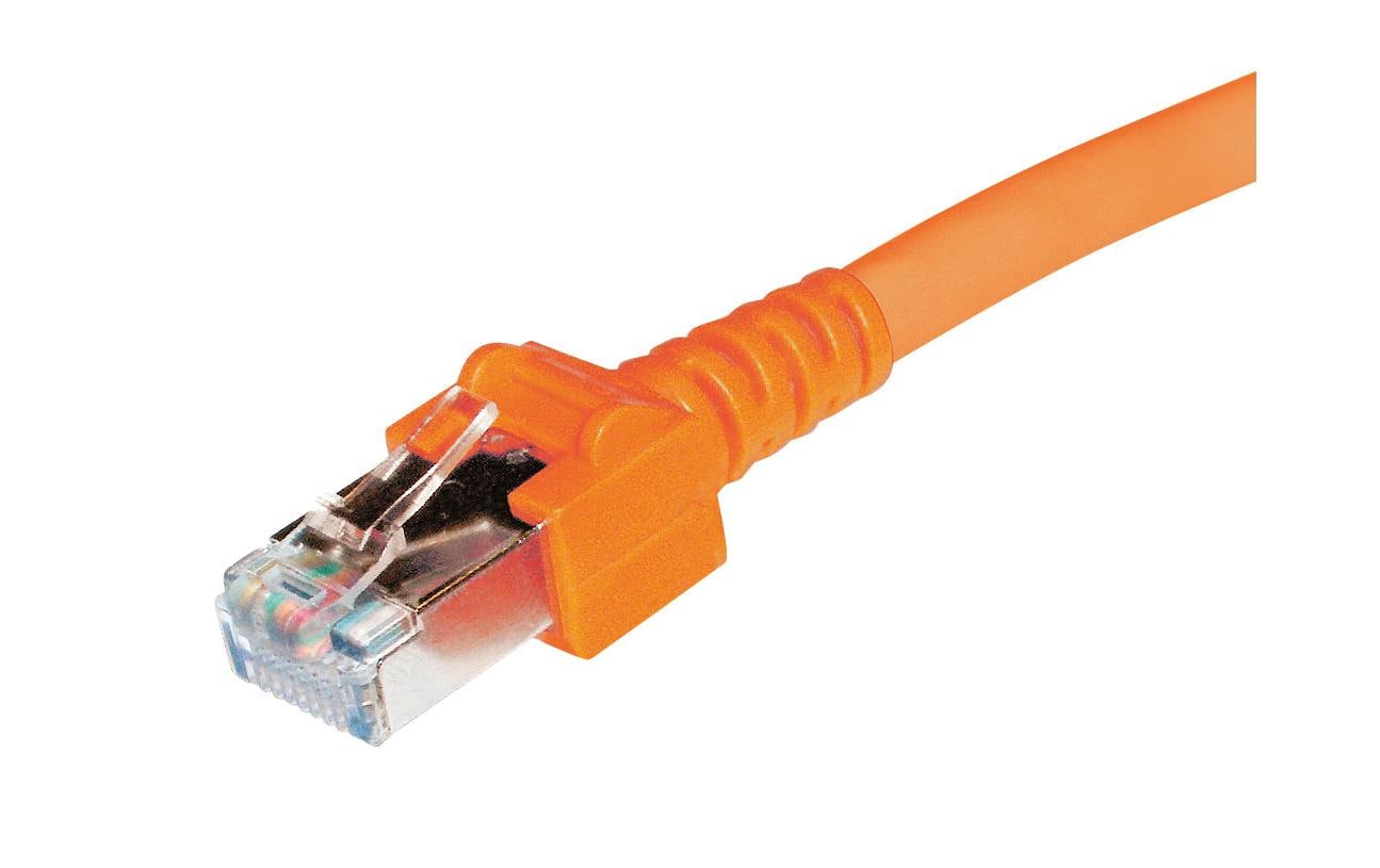 Dätwyler Patchkabel: S/UTP, 0.5m, orange Cat.5e