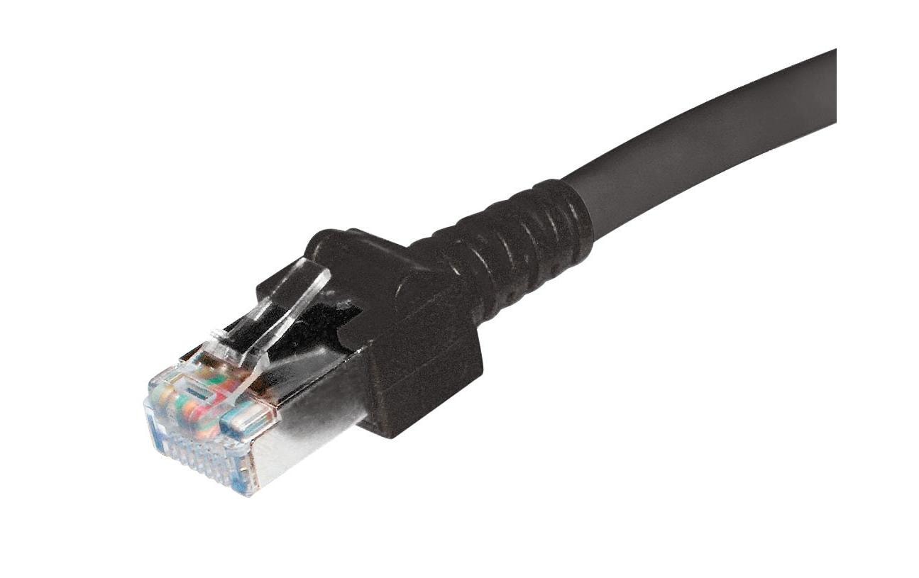 Dätwyler Patchkabel: S/UTP, 2.5m, schwarz Cat.5e