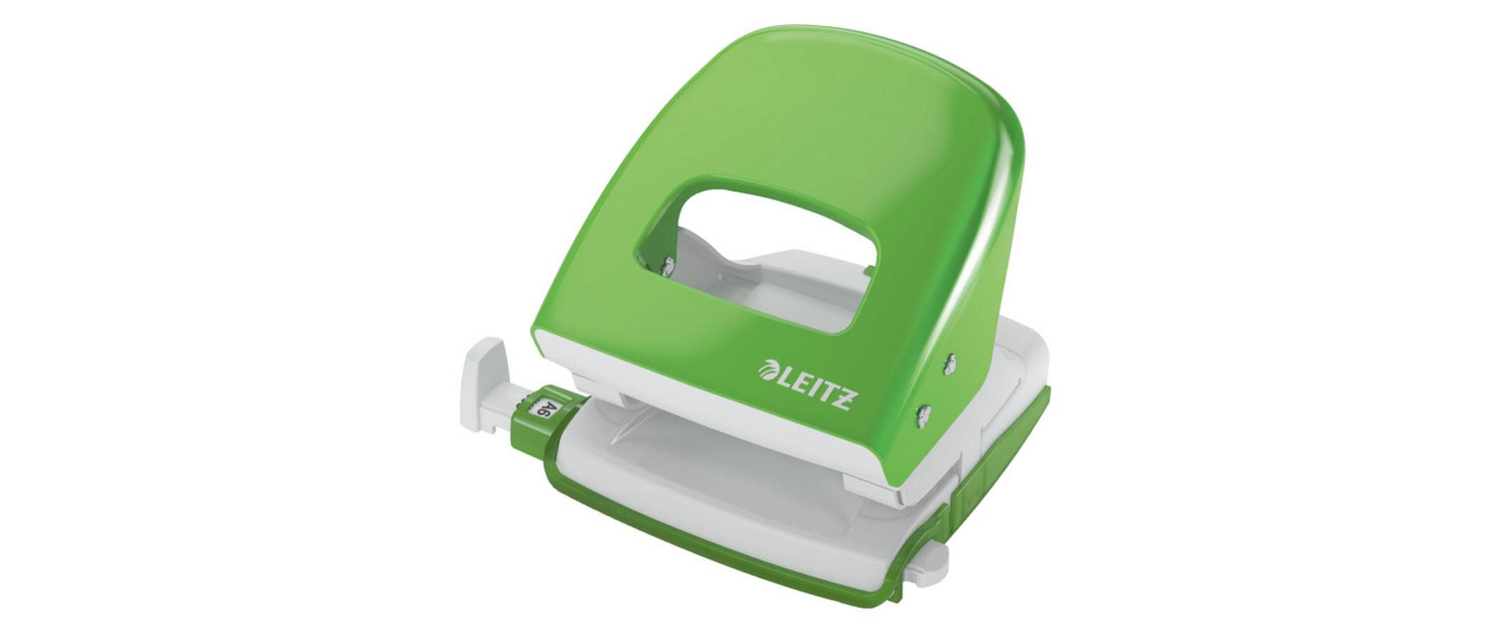 Leitz Locher Nexxt Metall, 30 Blatt (80 g/m² Papier), Hellgrün