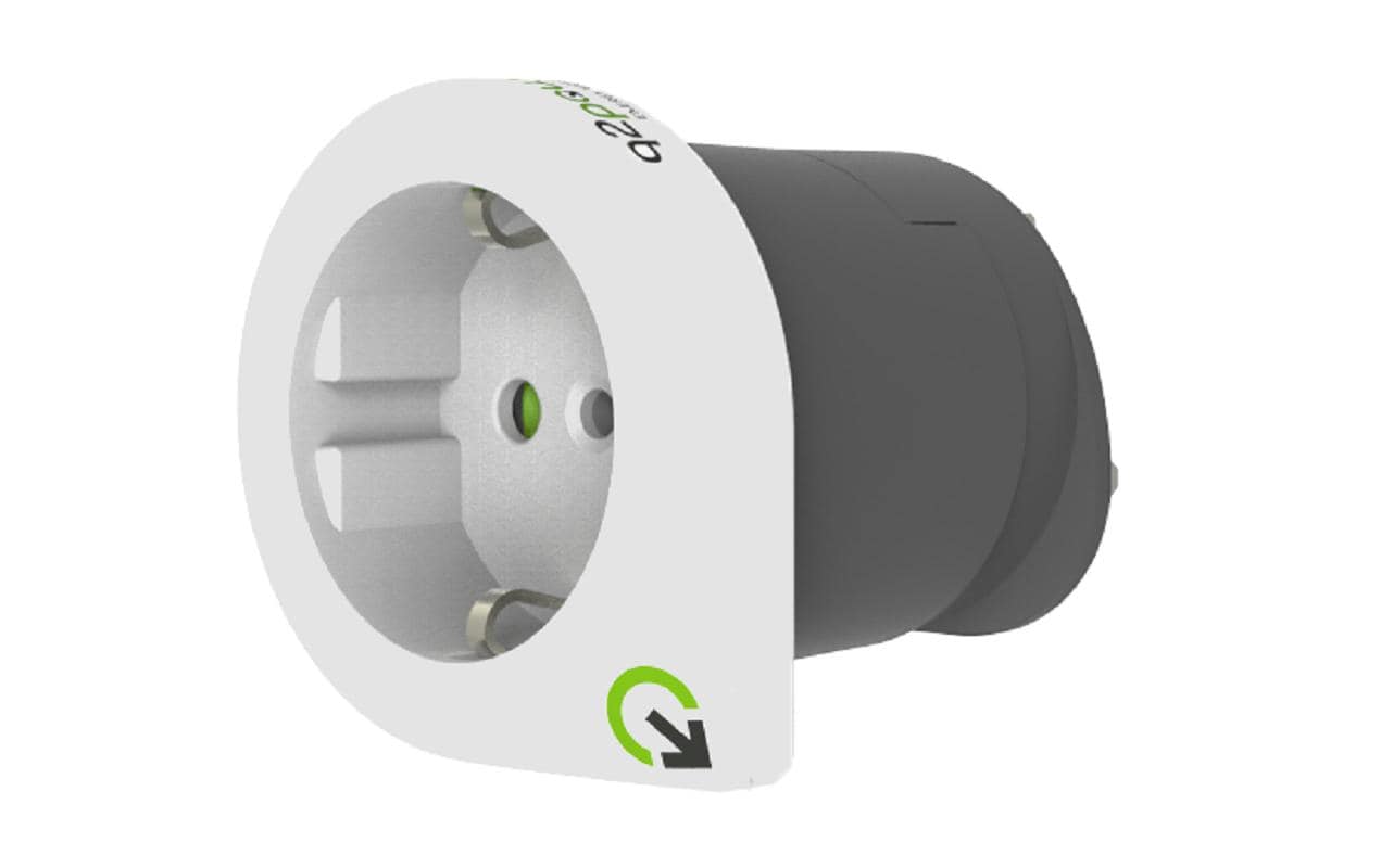 Q2Power Reiseadapter Europe, Qplux 3 in 1 2+3 polige Geräte
