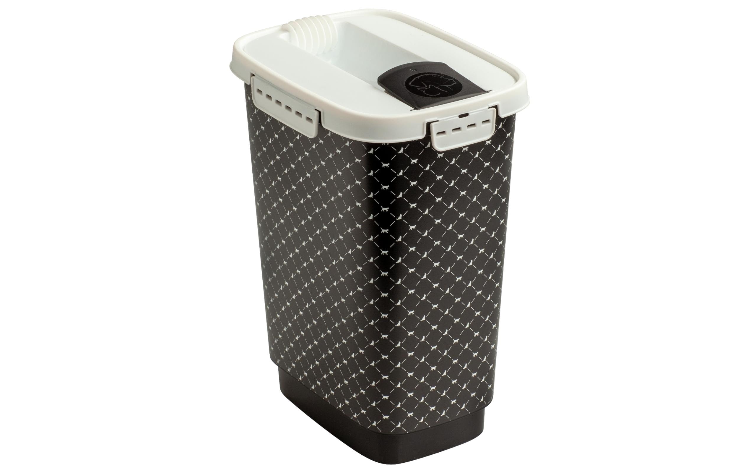 Rotho Tierfutterbehälter 4.1l für 1.8l, Black/White