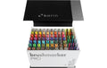 Karin Fasermaler Brushpen PRO 27C13 Mega Box, 72 Farben (ink. Neon) + 3 Blender