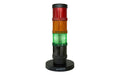 WERMA CO2 Ampel  649.000.10 230V AC, rot gelb grün schwarz, D70  H287mm