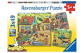 Puzzle Viel los auf dem Bauernhof 3x49 Teile