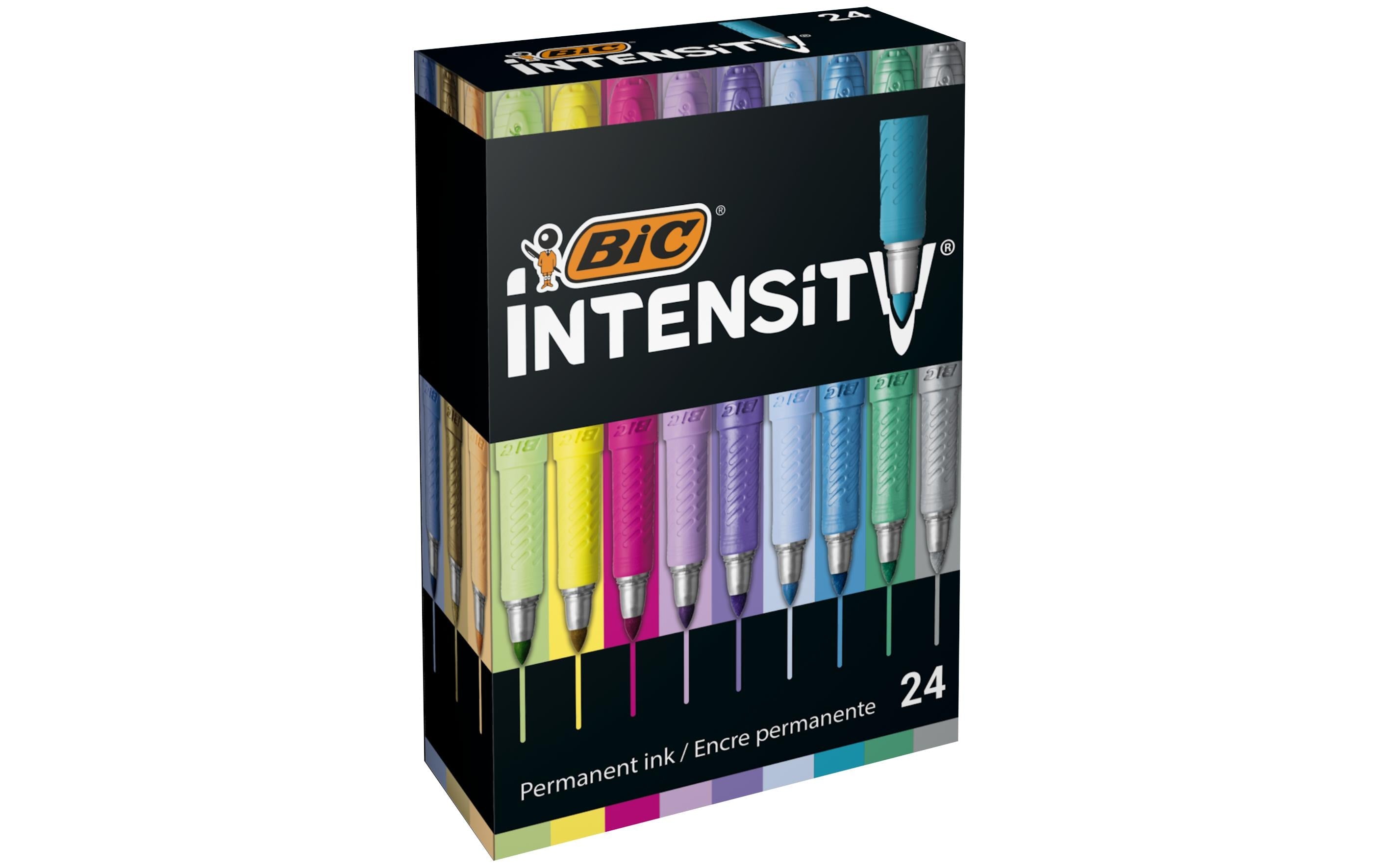 Bic Marking Permanent Marker permanent, pastell/metallic, 24 Stk.