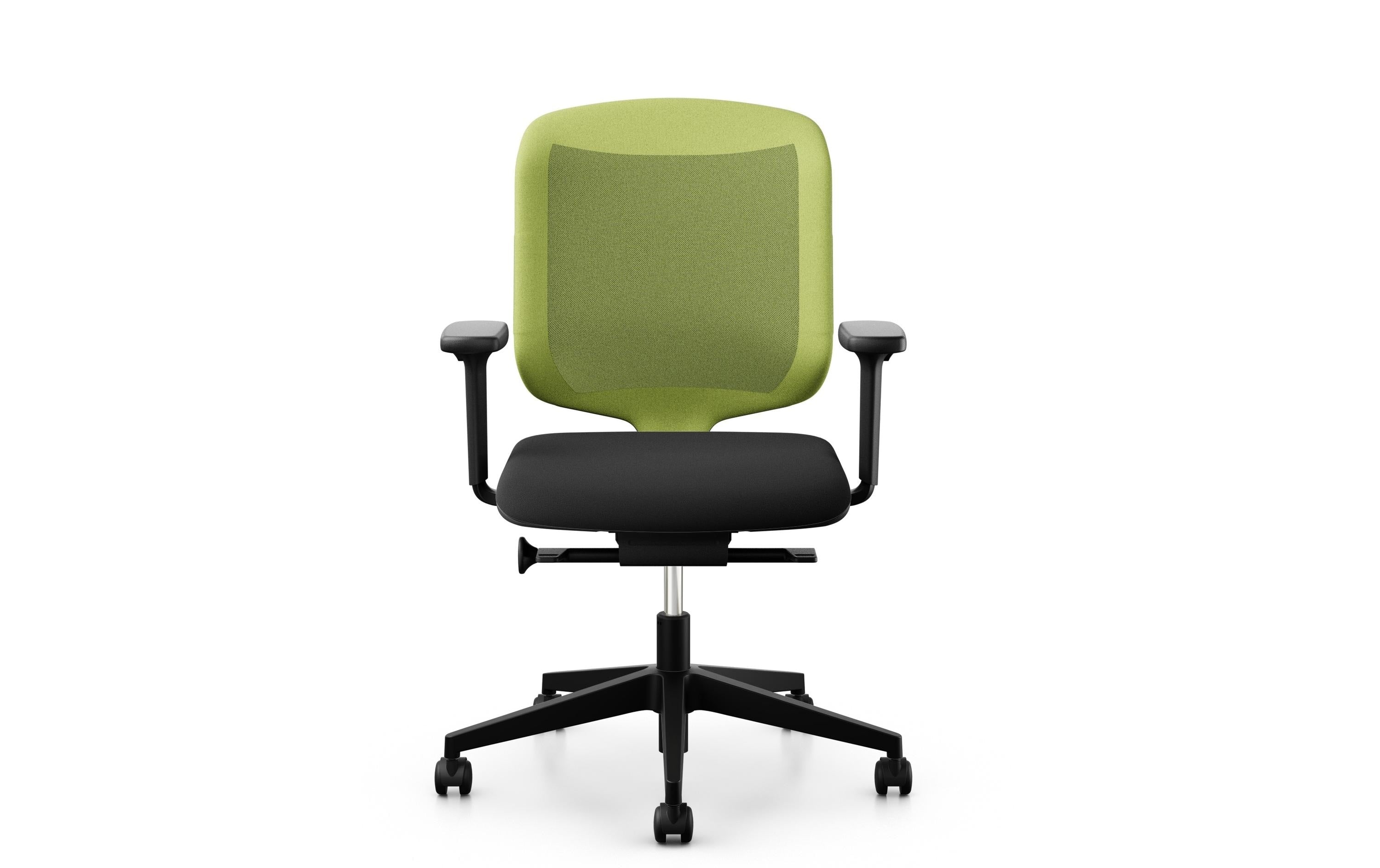 Giroflex Bürostuhl Chair2Go 434 Farbe: Schwarz/Grün, Mit Armlehne